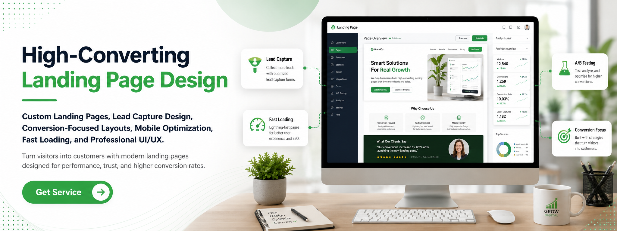 Landing Page Design