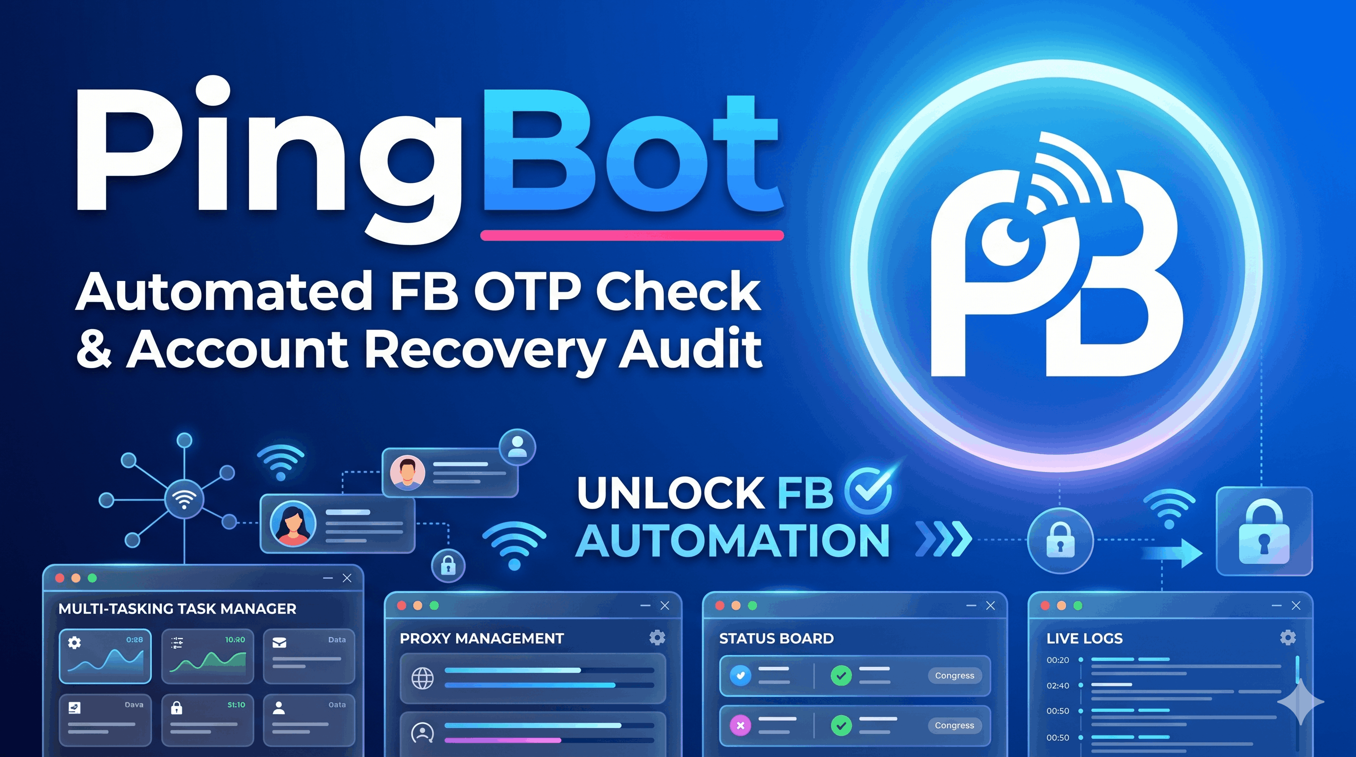 PingBot - Facebook OTP Automation