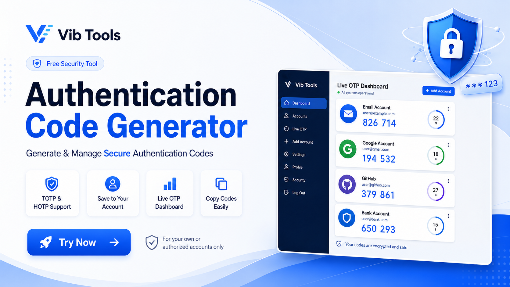 Authentication Code Generator