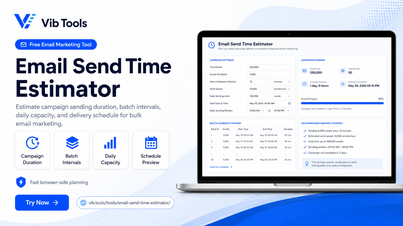 Email Send Time Estimator